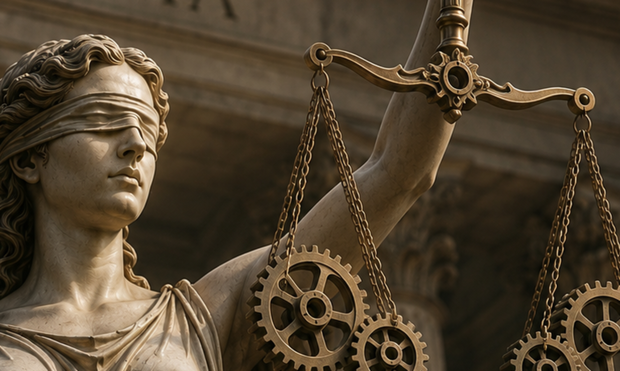 Die Göttin Justitia als Symbol für korrekte juristische und technische Fachübersetzungen